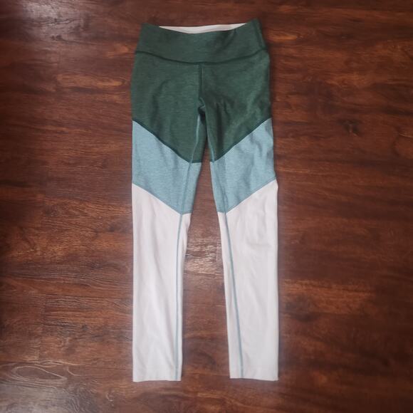 Outdoor Voices Springs 7/8 Length Color block Leggings, Size Small - Picture 1 of 5